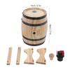 Wine Barrel Self Brewed Wine Pine Aging Barrels Wooden Beer Barrels for Bar Catering Barbecue Shop HT