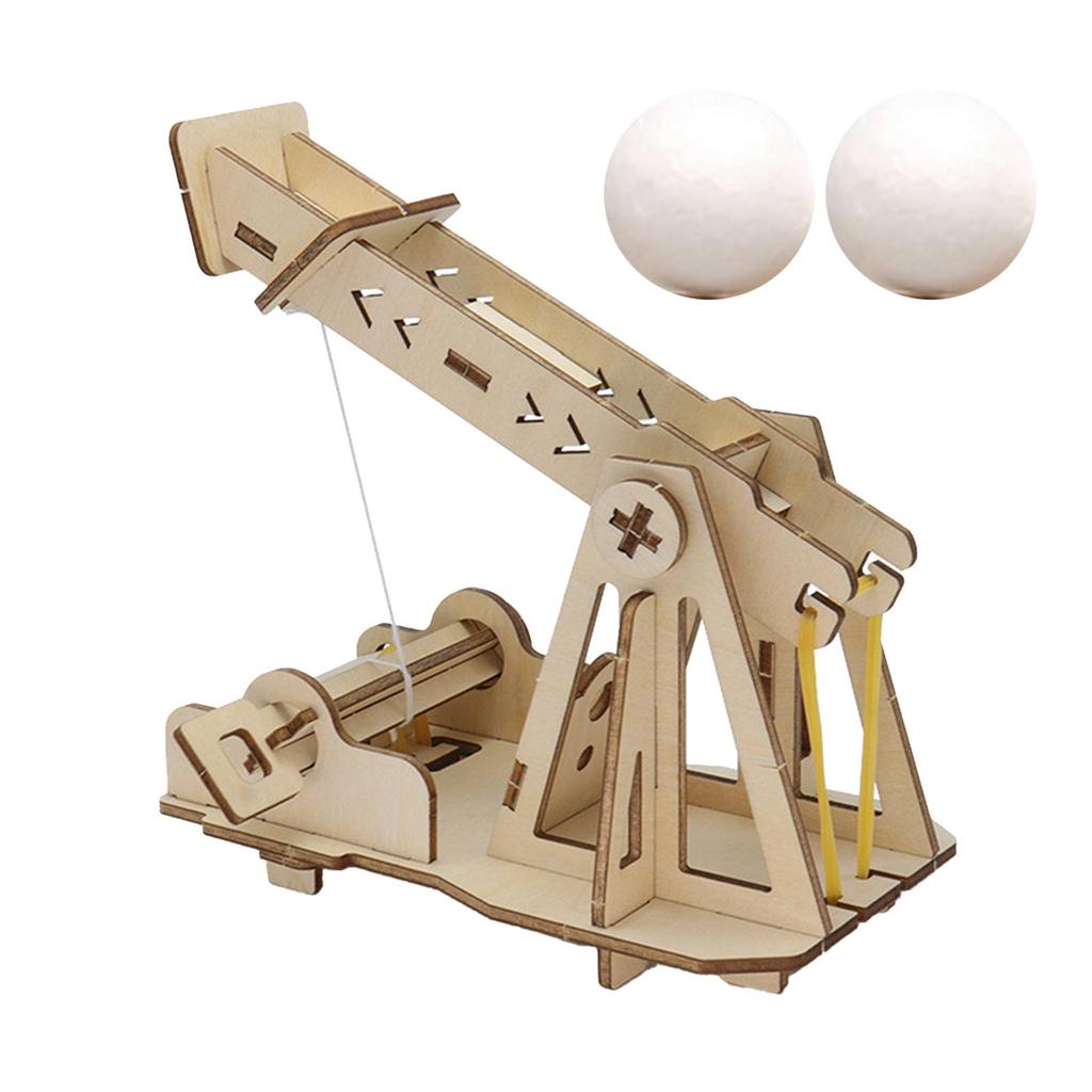 Stem Science Experiment Set Simple Catapults Educational Brain Teaser School Making Lever