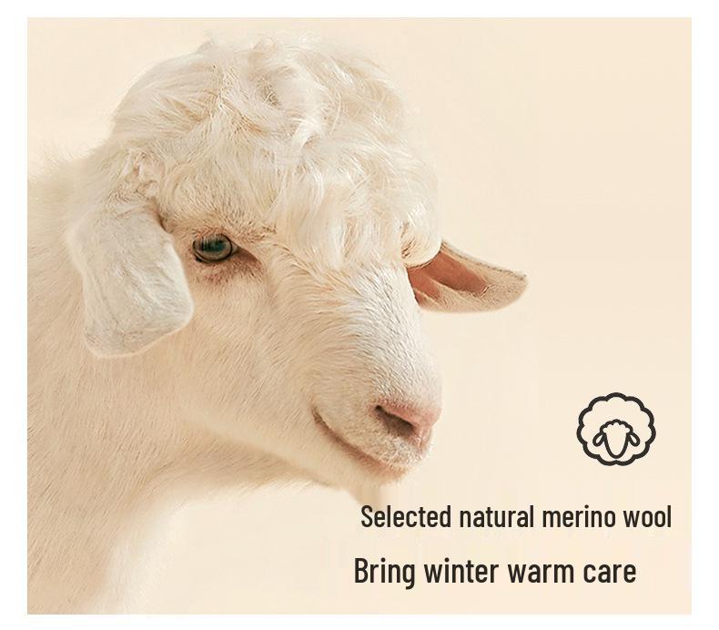 10A Anti-bacterial Anti-mite High Waist Wool Pants - Women's and Men's Autumn Winter Warm Base Layer