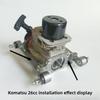 26 29 30 32cc Engine Bracket Aluminum Alloy Boat Model Engine V-boat O-boat Mount Side Exhaust Engine Accessory Bracket.