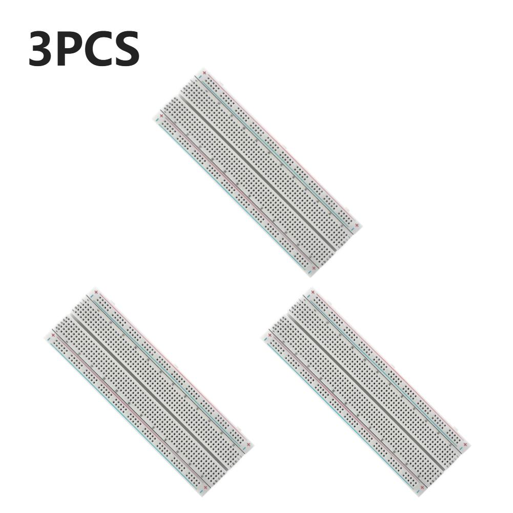 10/5/1PCS MB-102 Breadboard 830 Point Circuit Board DIY Solderless Spliceable Bread Board Universal Experiment Electronics Kit