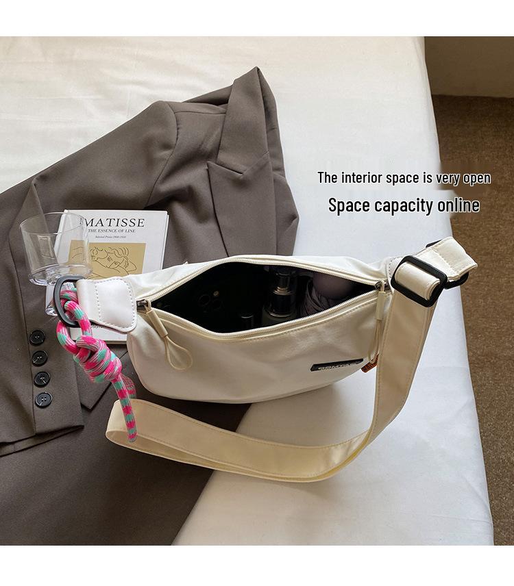 2025 Women's Large Capacity Dumpling Crossbody Bag - Autumn/Winter Casual Versatile Lightweight Shoulder Bag