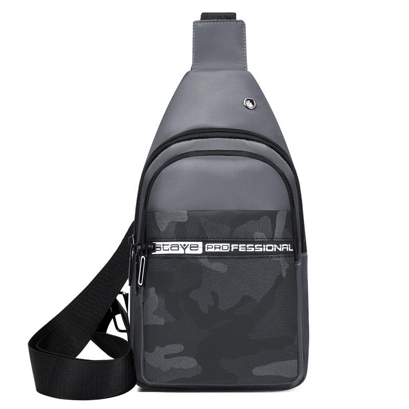 Men's and Women's Diagonal Bag Casual Korean Version of The Backpack Oxford Cloth High Capacity Fashion Backpack Shoulder Bag On The Chest.