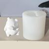 Capybara Shaped Candle Mold Reusable Silicone Mold for Home Decorations Practical Aromatherapys Mould Jewelry Supplies