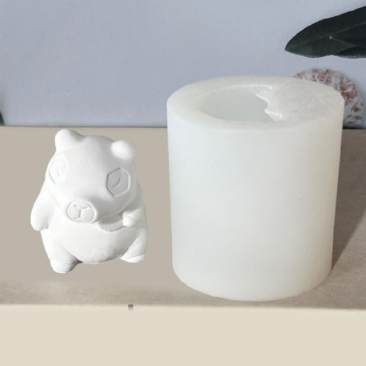 Capybara Shaped Candle Mold Reusable Silicone Mold for Home Decorations Practical Aromatherapys Mould Jewelry Supplies