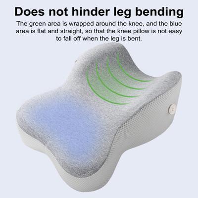 Yousheng Comfort Diz Yastığı Yan Uyuyanlar İçin Hafızalı Köpük Bacak Yastığı Kalça Sırt ve Siyatik Ağrısı Giderici Ayarlanabilir Kayışlı Ergonomik Bacak Yastığı