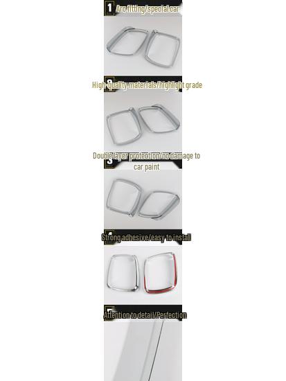 Dodge Journey 10-13 Rearview Mirror Rain Shield Eyebrow Trim