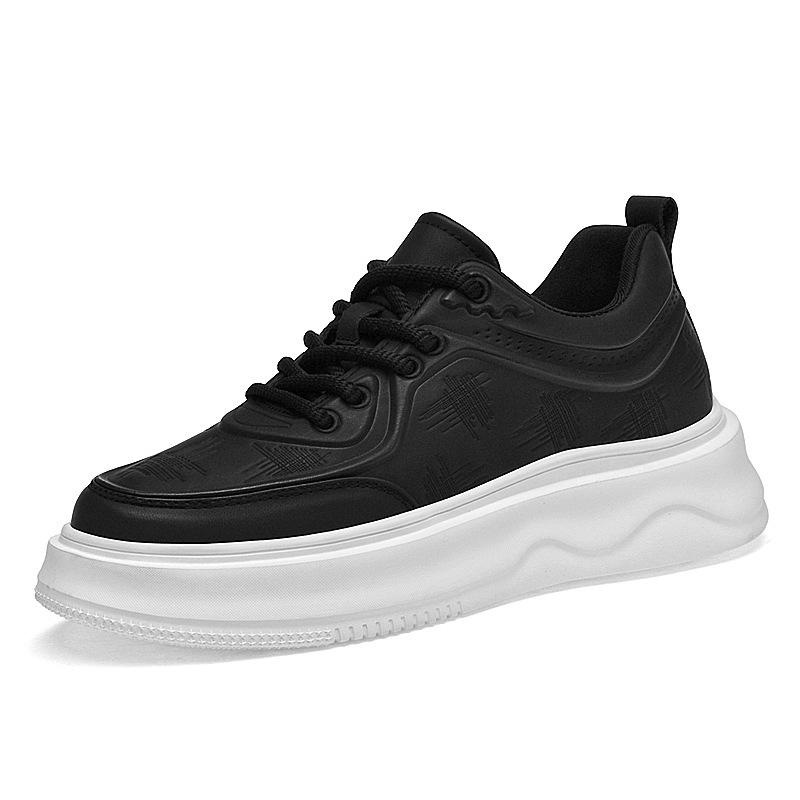 Men s 10CM Invisible Height Increasing Lightweight White Casual Sports Shoes 41