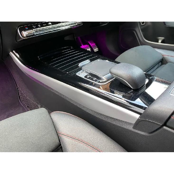 Car Styling For Mercedes Benz A CLA Class W177 C118 A180 A200 A220 Console Panel Side Decorative Trim Cover Stickers Accessories
