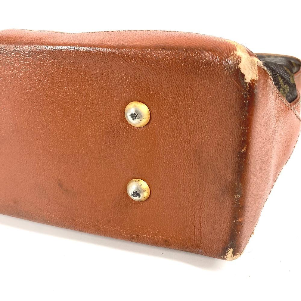 Louis Vuitton M42425 Monogram Weekend PM Tote Bag Shoulder Bag Brown