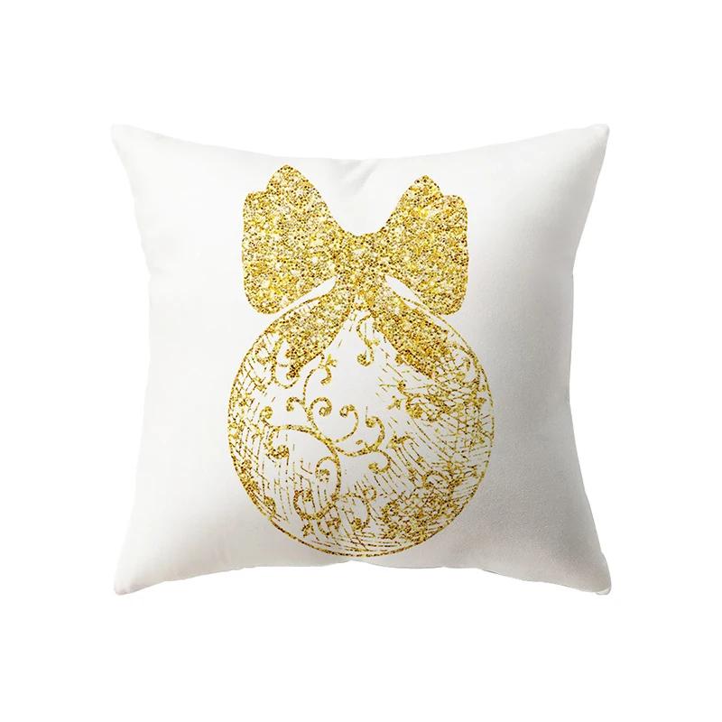 Christmas Theme  Decoration Printing Pattern Cushion Cover Home Living Room Sofa  Pillow