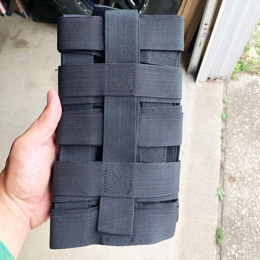 Savadicar Mesh Cargo Net Roof Top Netting Hammock For 1987-2024 Jeep Wrangler YJ TJ JK JL & Gladiator JT, Black