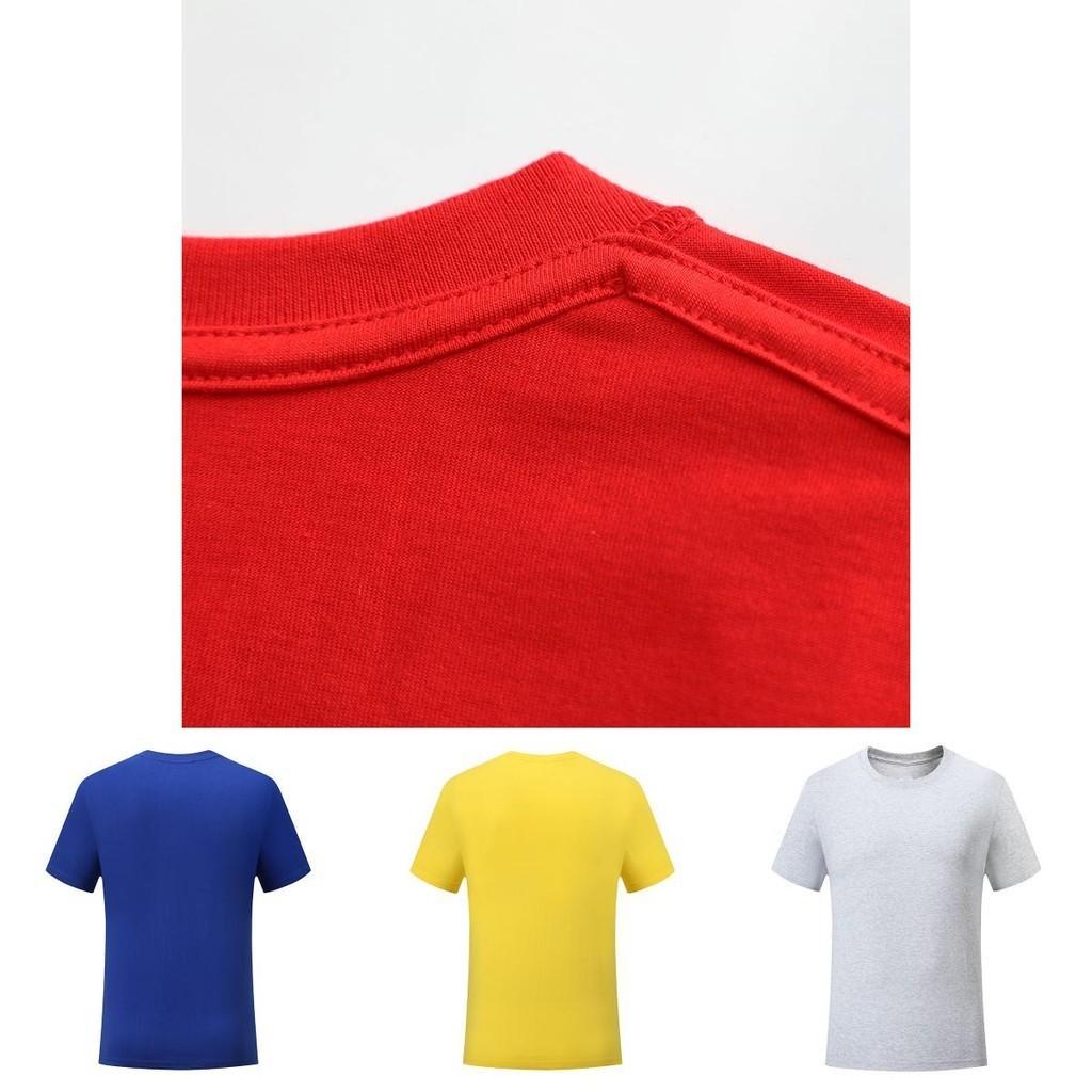 Premium Cotton Men Women Plain T Shirts With Soft Short Sleeves Crew Neck