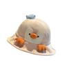 Trendy Penguins Themed Bucket Hat Cotton Unisex Adjustable Sun Hat For Men Women Kids Outdoor Travel  Pink