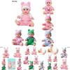 Q Puppen 30cm Reborn Babypuppe Blinzelndes Mädchenspielzeug Mit Realistischen Merkmalen