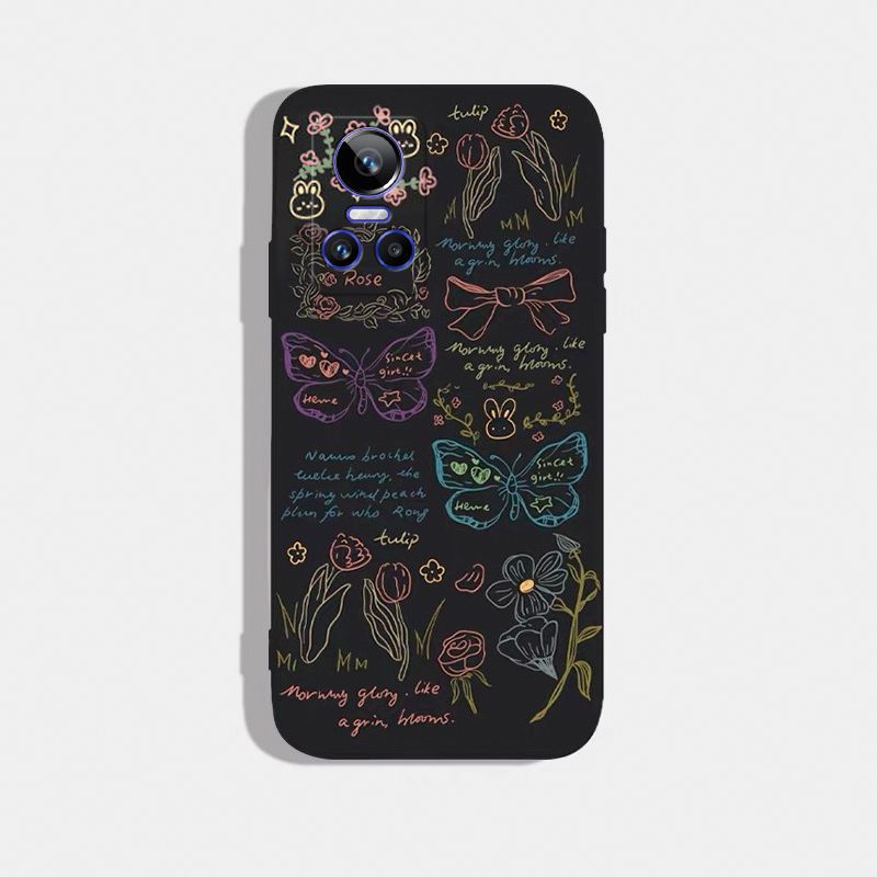 

RealmeGTNeo3 Mobile Phone Case RMX3560 Real Gtneo3 Creative Ins Wind Soft Shell Butterfly RealmeGTNeo3 [Single Shell]