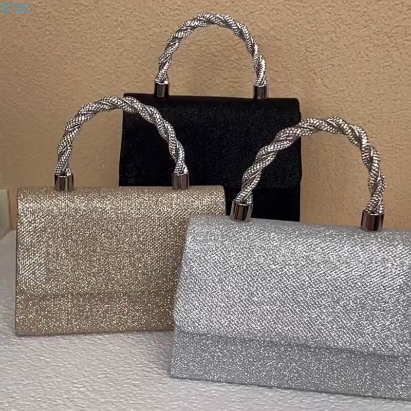 X7XC Practical Womens Evening Bag Rhinestones Shoulder Purse Fashion Crossbody Purse