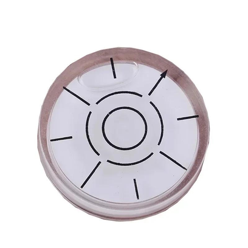 1Pc 32mm Spirit Level Precision Bubble Degree Mark Bullseye Level Round Circular Measuring Meter Horizontal Ruler
