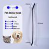 Disposable Pet Toothbrush for Dogs & Cats - Individually Wrapped for Oral Cleaning