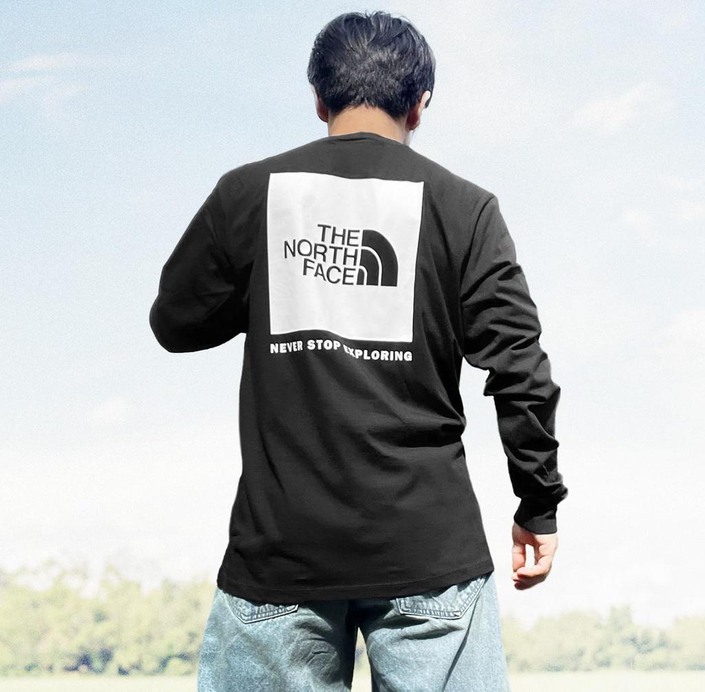 The North Face Black Box NSE Size Long Sleeve Men's Tee, L, T-Shirt