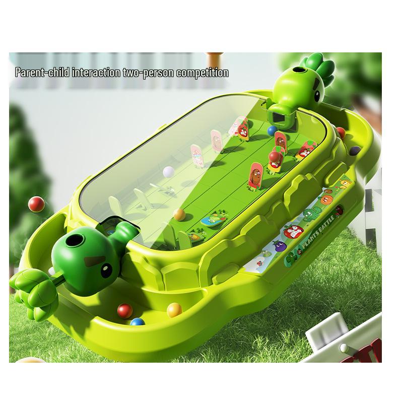 Educational Pinball Battle Game: Double Player Shooter Toy for Kids and Parents