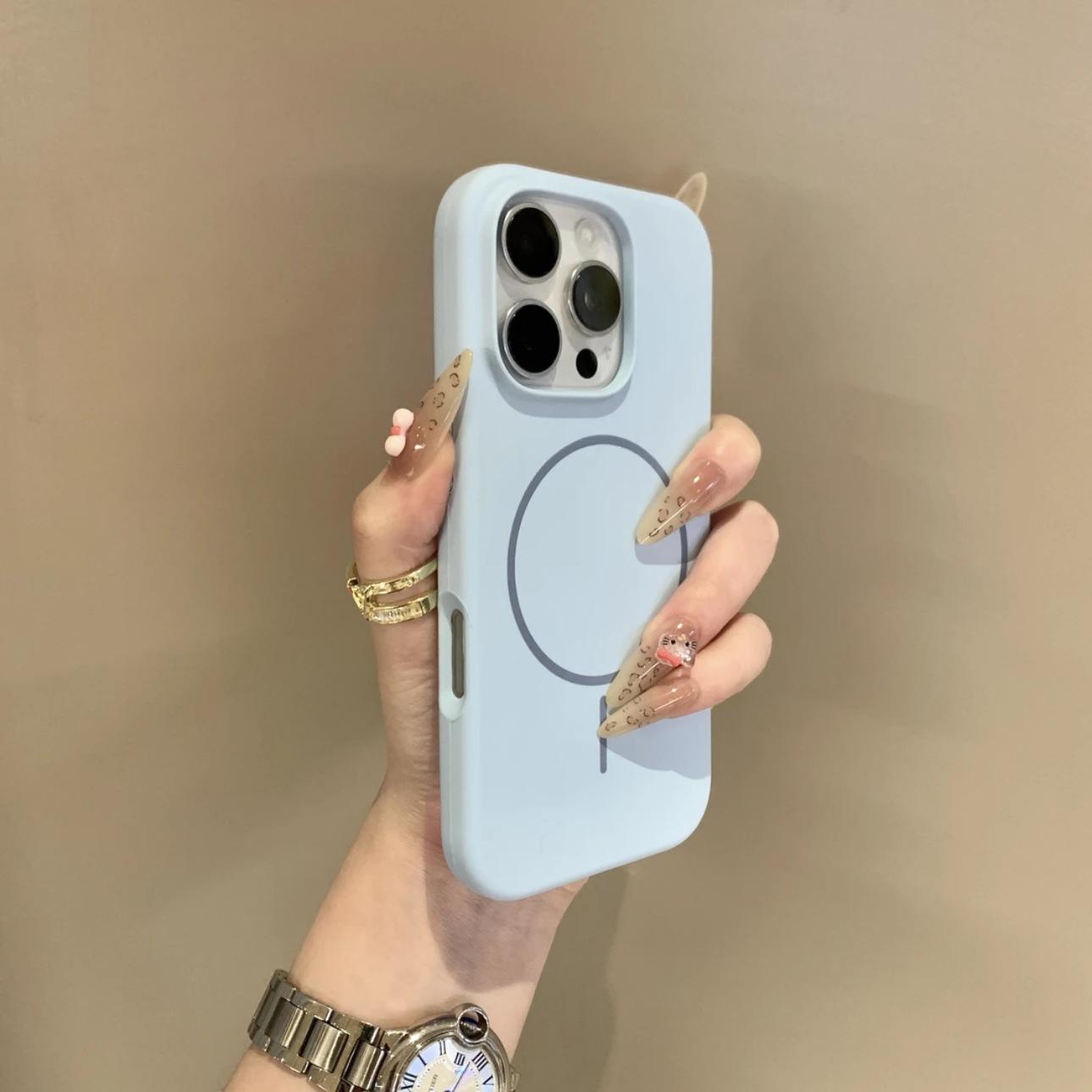 

Applicable To Apple IPhone 16 Promax Mobile Phone Case New 16 Liquid Silicone MagSaf Magnetic Suction Full Package Anti Fall iPhone 16