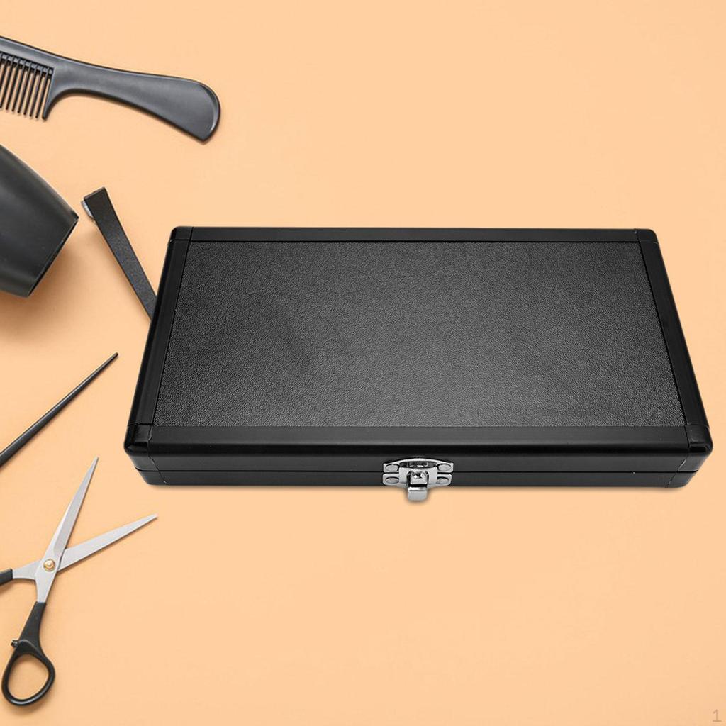 Hair Cutting Shears Organizer Box Dust Proof Scissor Holder Shockproof 23cm Total Length
