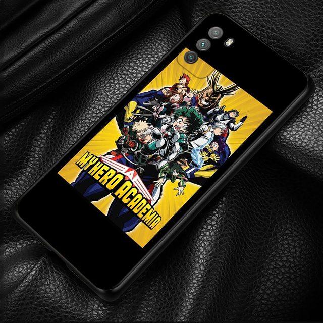 

Чехол My Hero Academy для Xiaomi Poco X3 F3 Gt M3 Nfc F1 M3 M4 Pro 5g F3 Gt, чехол для Mi 11t 10t Pro 9t 11 Note 10 Lite Civi For Mi 11 Lite 5G