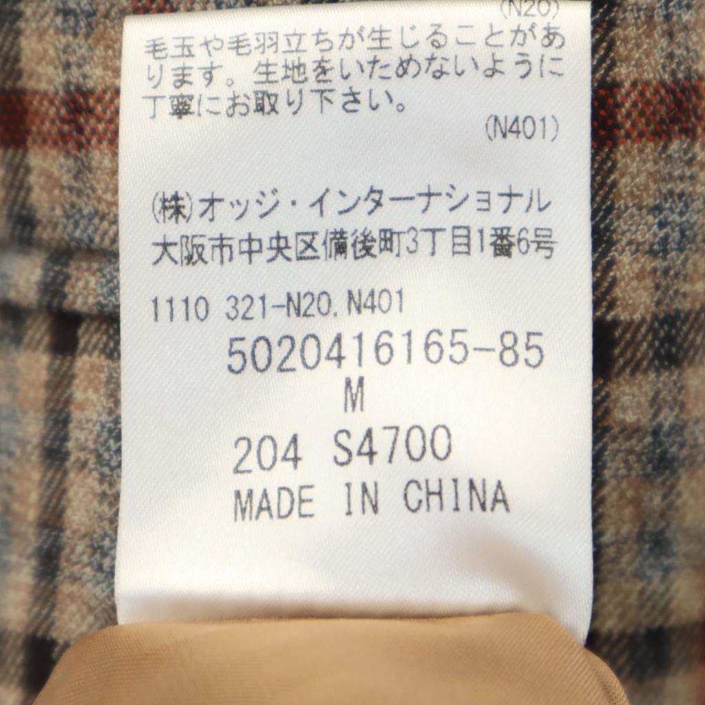 Aquascutum Check Pattern No color coat M Brown spring Women Used