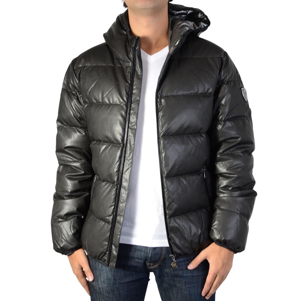 ea7 down jacket black
