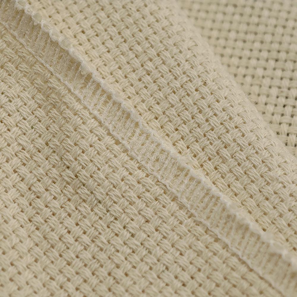 Punch Needle Yarn Embroidery Cloth - Tufting Gun & Needlepoint Rug Backing Fabric, Monk's Cloth