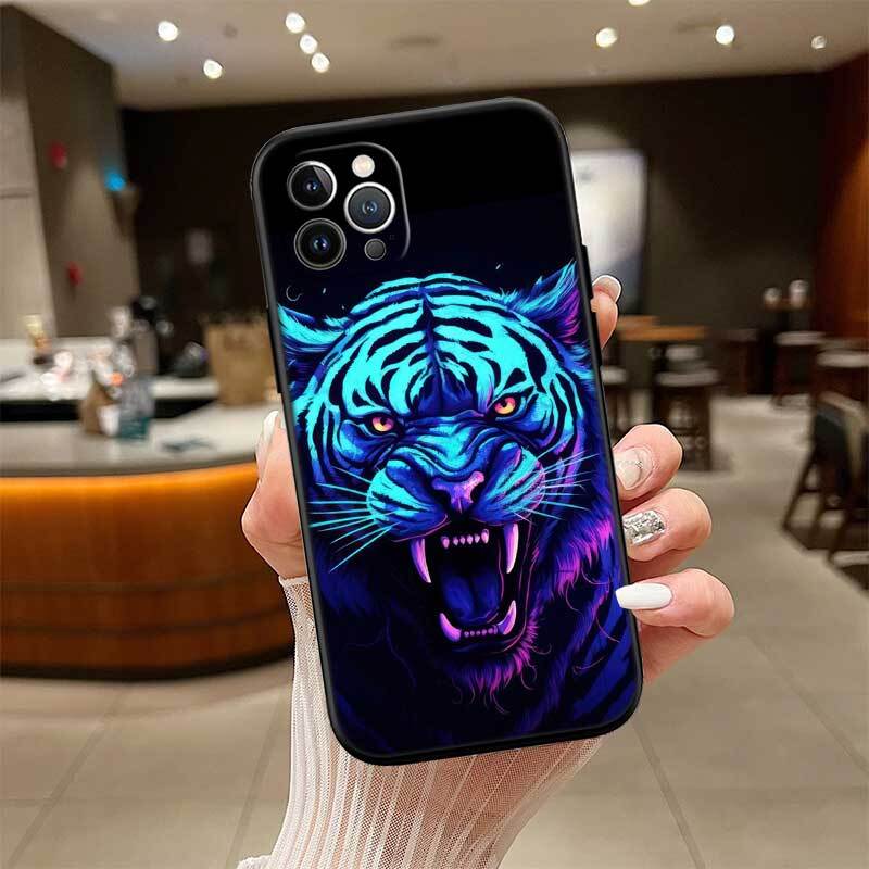 Animal Tiger Phone Case for Redmi Note 12 12S 12C 13 13C 13R 14 14S 14R 14C 11A 13X A3 A3X A4 A5 Pro Max Plus