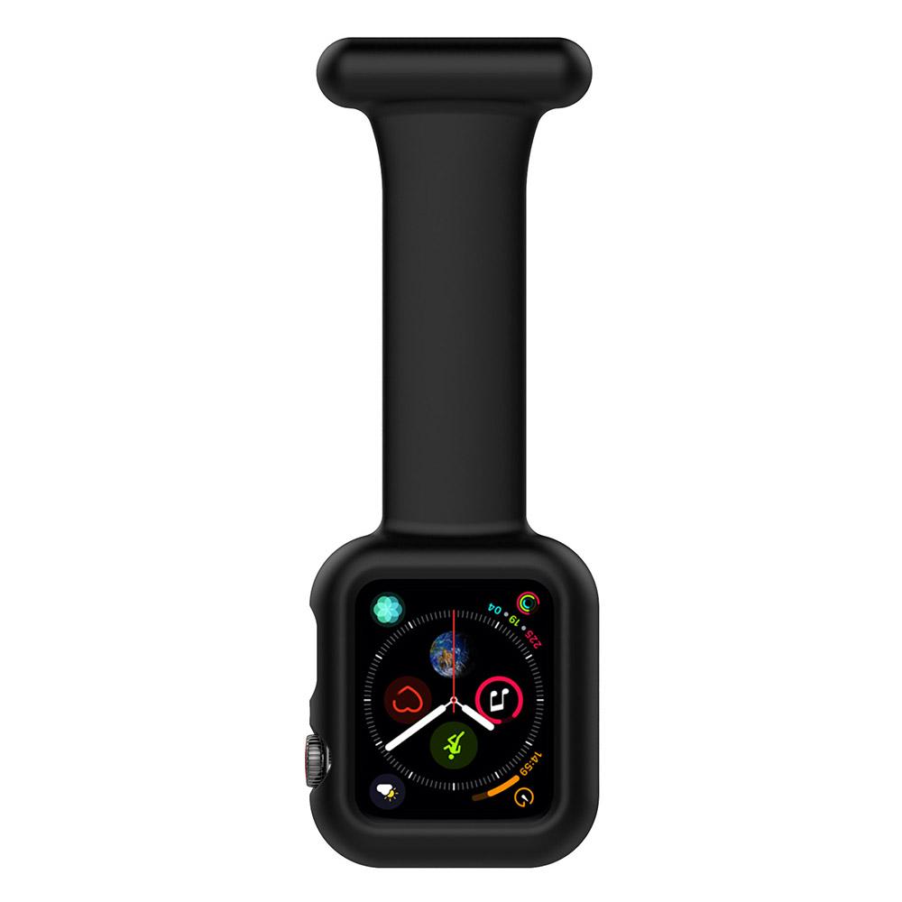 

KALEBOL Watch Strap with Brooch Pin for Apple Watch Series 11 10 42mm/9 8 7 41mm/SE3 SE2 SE 6 5 4 40mm/3 2 1 38mm Silicone Watch Band A