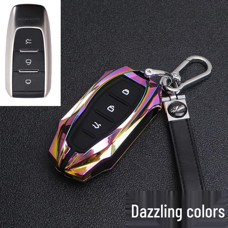 Premium Metal Protective Shell for 2021 Qoros 5 Key - Fits Qoros 3/5/7