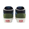 Vans Half Cab Versatile Comfortable Simple Mid-Top Skate Shoes Unisex Skate Shoes Green VN0007NN448