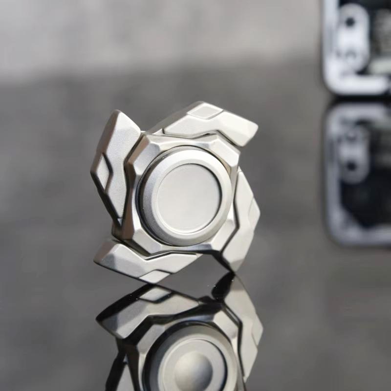 Mini EDC Fidget Spinner Open Armor Top - Magnetic Metal Stress Relief Toy for Adults Anxiety Relief Fidget Slider Holiday Gifts