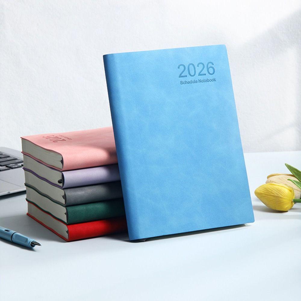 Planner Reminder 2026 Agenda Book A5 Daily Planner Portable Calendar Book  Office Supplies