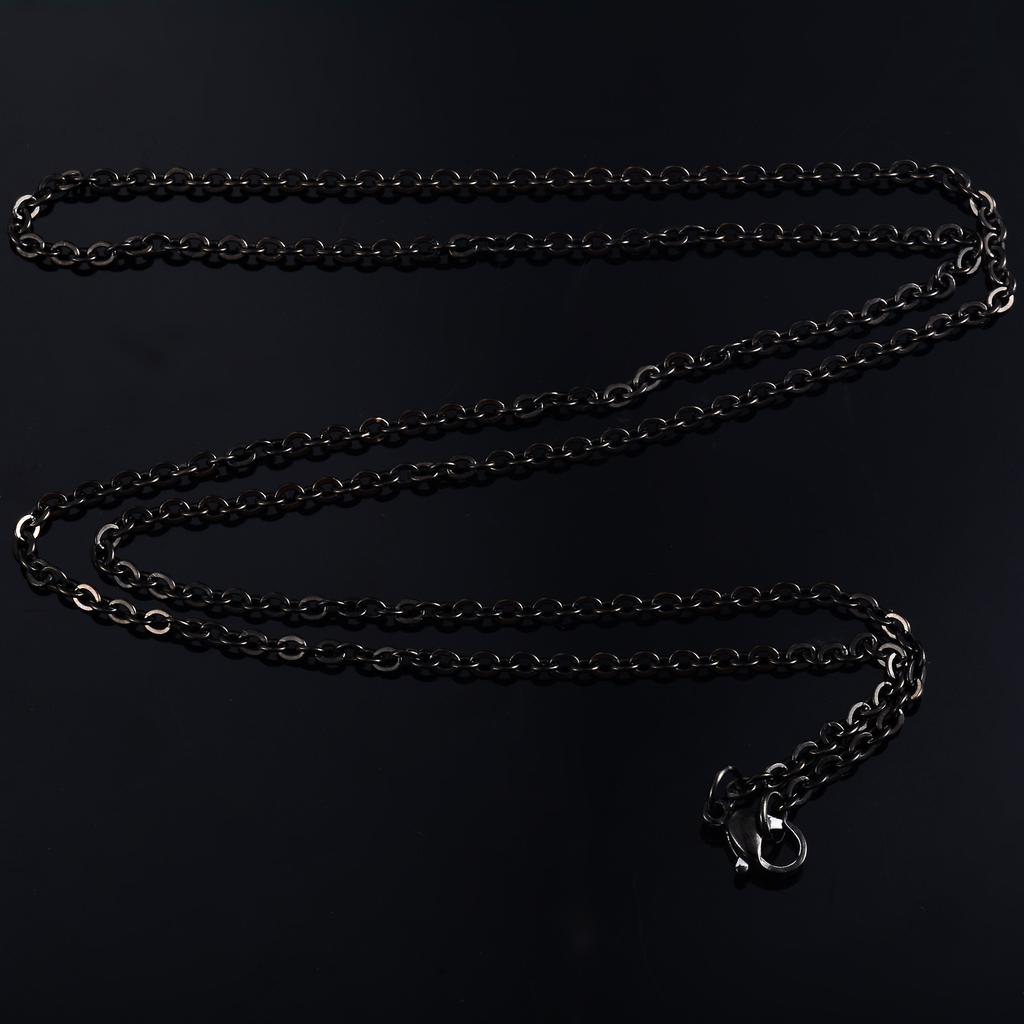 Stainless Steel Rolo Necklace for Women Men Link Cable O Chain Choker On the Neck Collar DIY Her Gift Jewelry Accessories