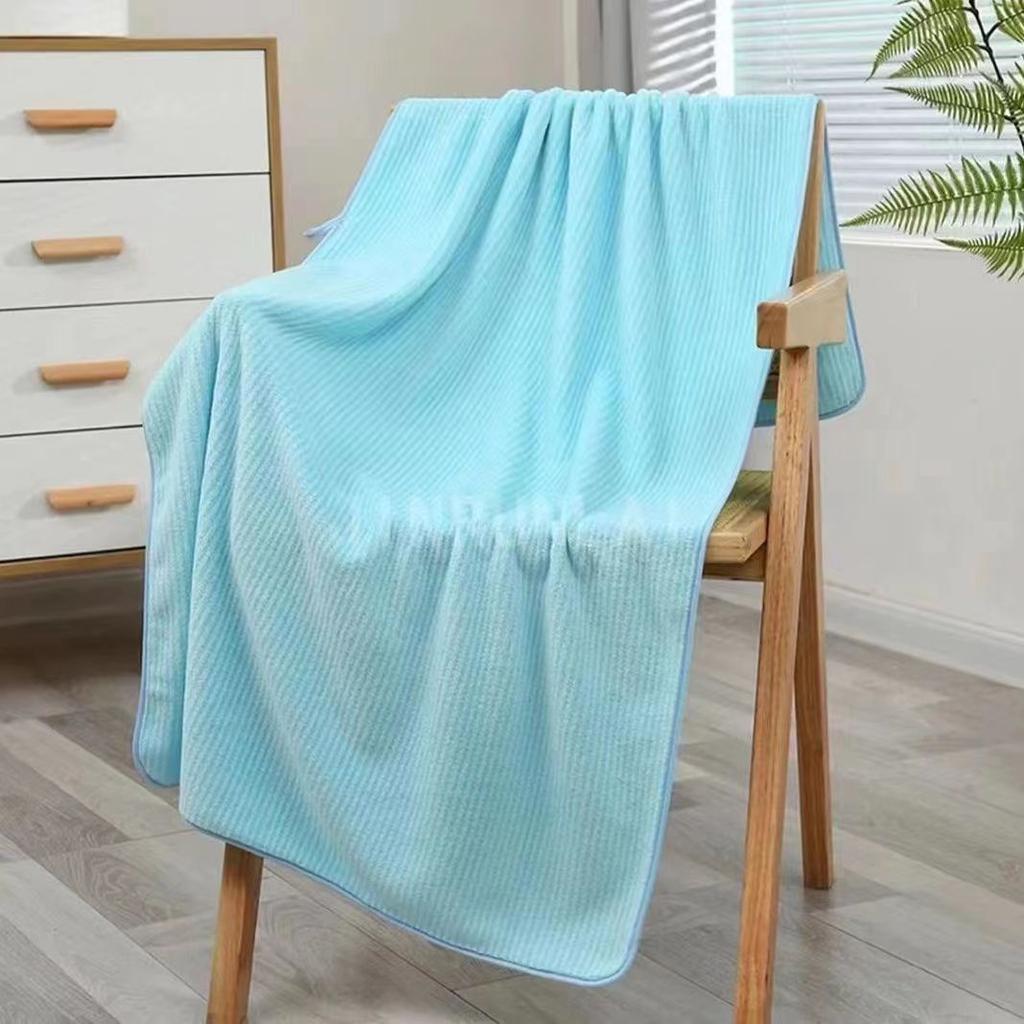 Large Bath Towel Adult Home Shower Enlarged and Thickened Coral Fleece Children's Towel Strong Absorbent for Home Use
