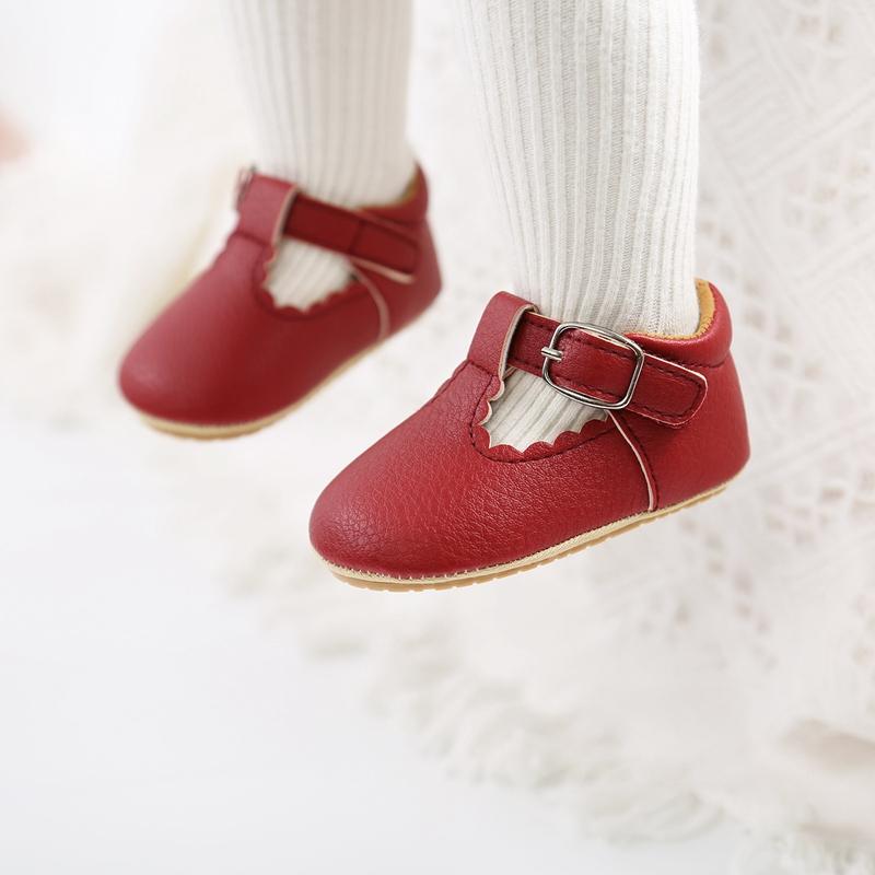 Babymädchen Schuhe mit weicher Gummisohle Kinderschuhe