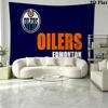 Edmonton Oilers Wall Tapestry Aesthetic Wall Hanging Printed Fabric Blanket Decorative Tapestries for Bedroom Living Room Home Decor
