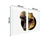 SZKLANA PŁYTA OCHRONNA DO KUCHNI 65x52 DINOZAUR