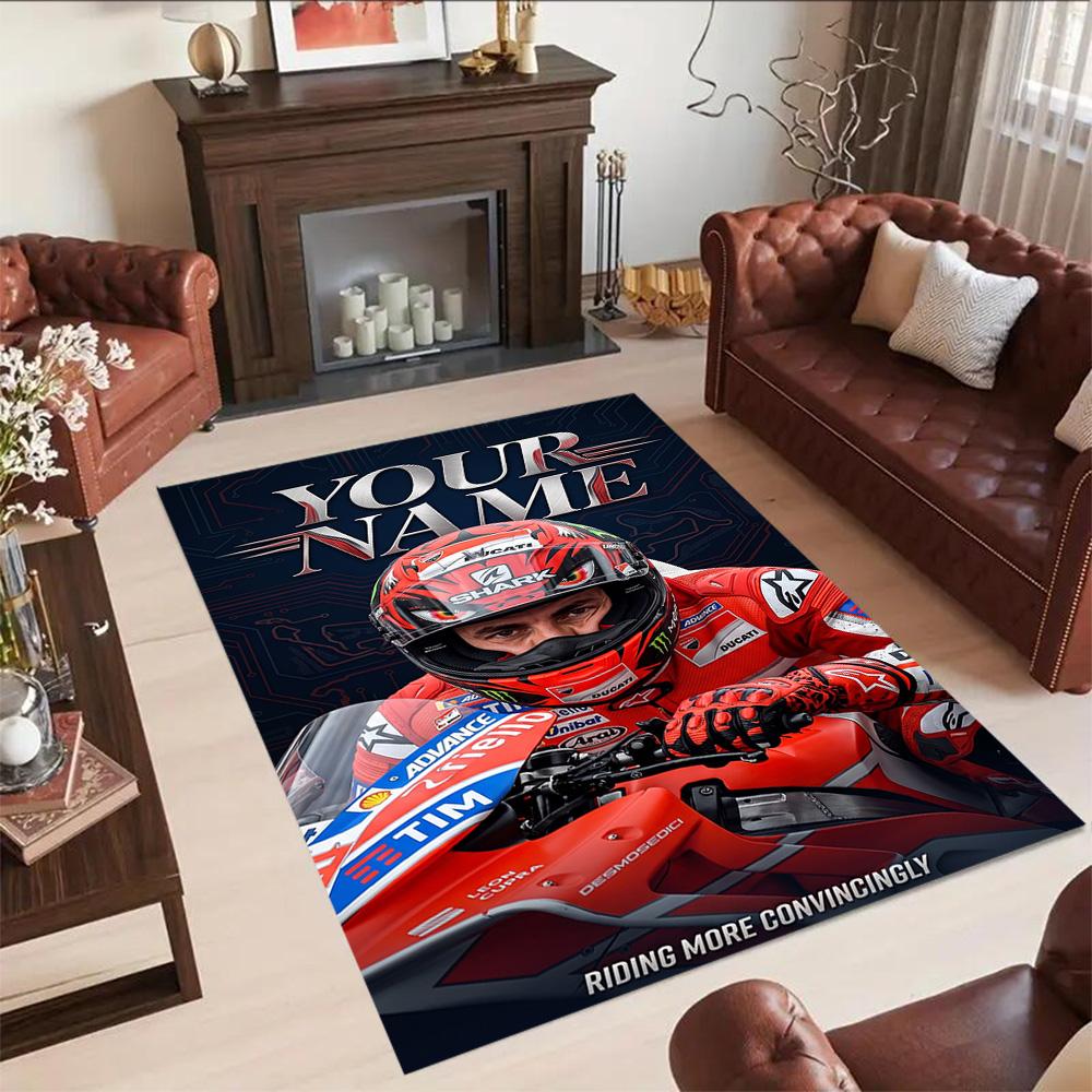 Jorge Lorenzo Customize Your Name Area Rug Design For Study Room Dining Room Foyer Entryway Antislip Rug Decorate Offices Spiritual Gift