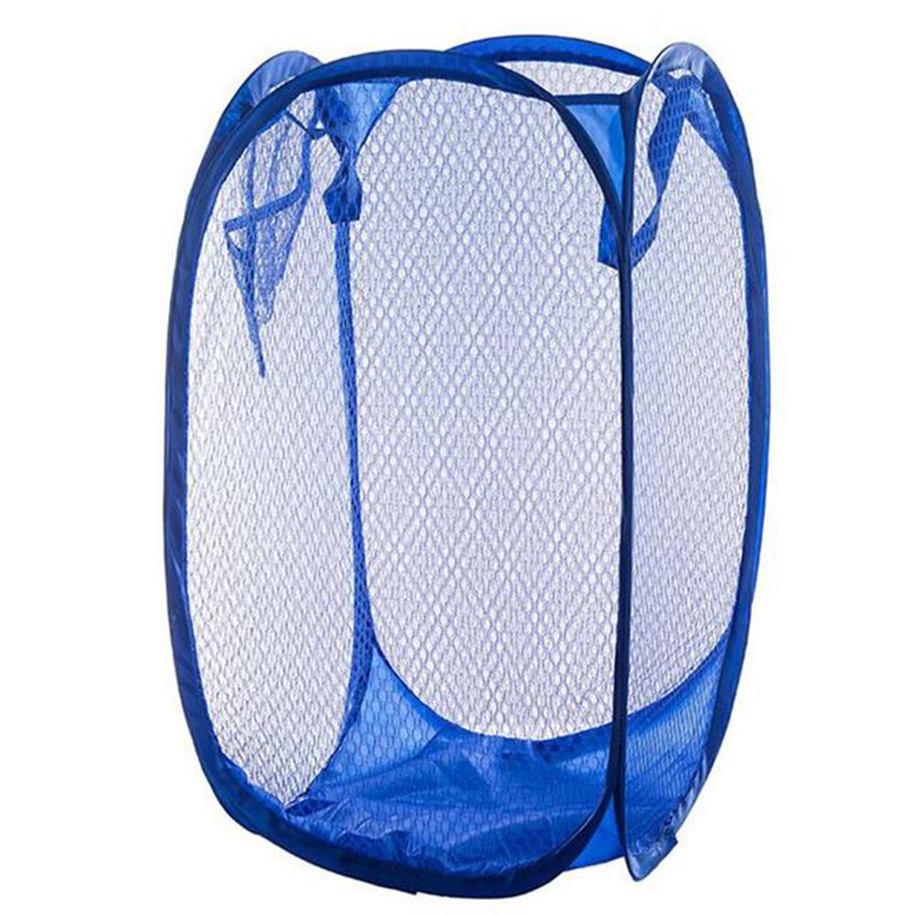 High Quality Lightweight Fashion Clothes Basket Mesh Bag Dirty Foldable Toys Hamper Holder Large Laundry Organizer