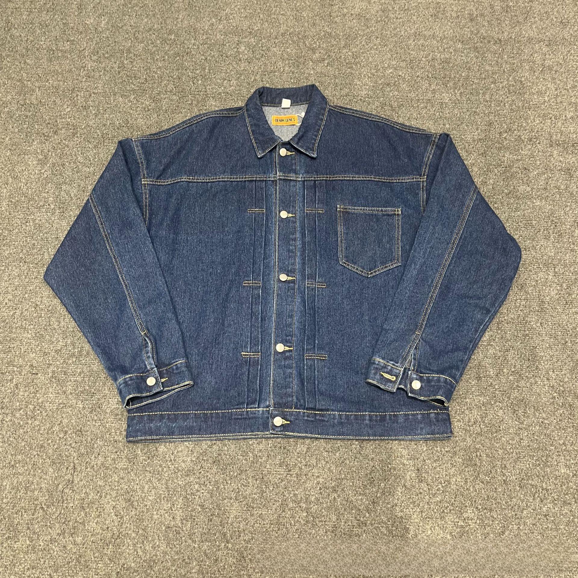 

RogueWave Vintage Waed Harajuku Denim Jacket Outerwear Streetwear Loose Fit Jakcet XL