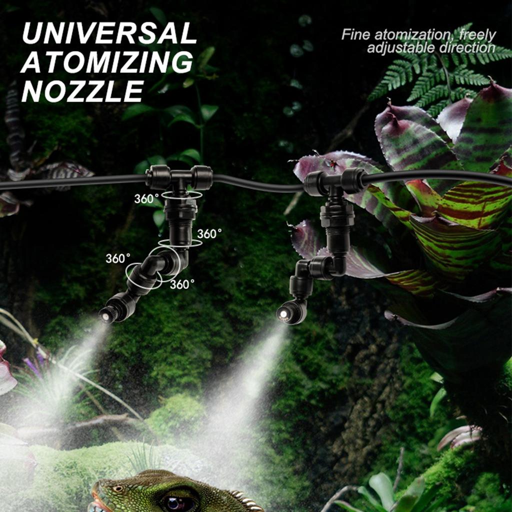 Smart Watering System App Control Rainforest Spray System Humidification System for Climbing Pet Turtle Box Water Tank