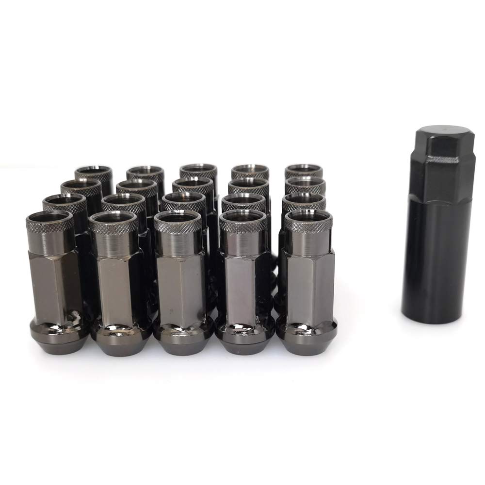 Steel Wheel Nuts M12 x P1.5 M12 x P1.25 Depth 1.9 inches (48 mm)