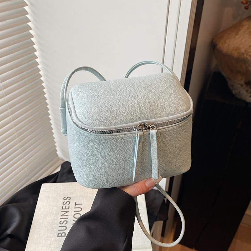 

Премиальная маленькая женская сумка 2025 новый летний универсальный мессенджер мини маленькая квадратная сумка синий