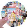 80 Animation Poster Collection Graffiti Stickers Decorate Refrigerator Skateboard Water Cup DIY Personality Stickers