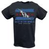 CM Punk Return Blue Logo Flag Chicago 100% Cotton T-shirt Mens Tees Top